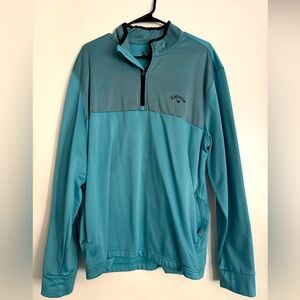 Callaway Golf Light Blue Quarter-Zip